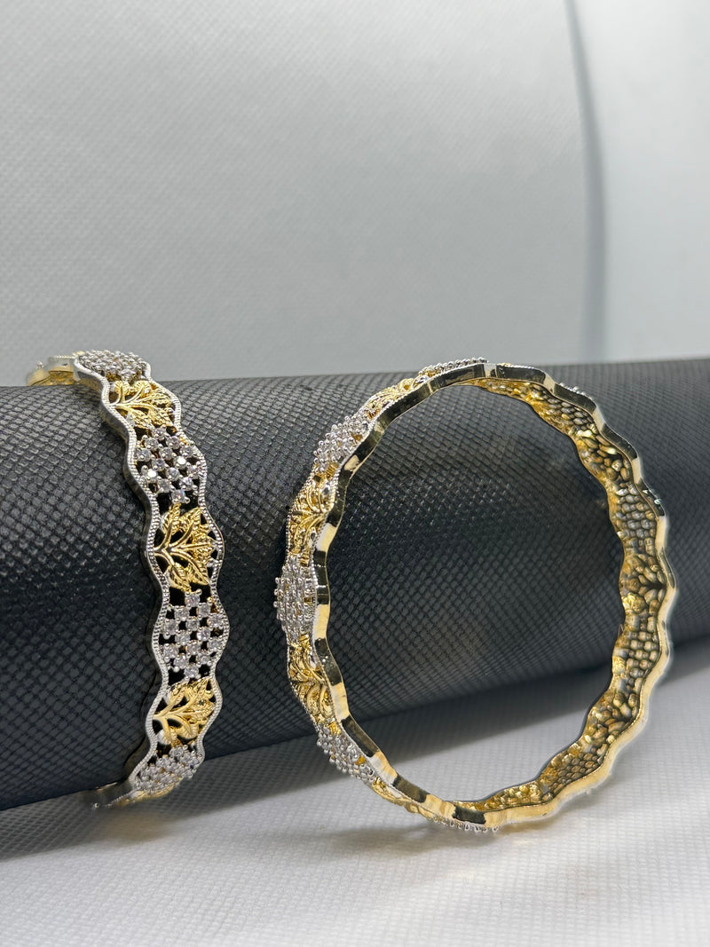 One carat Gold & Silver Bangles