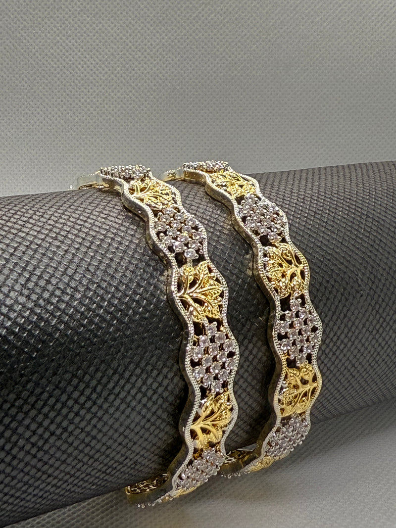 One carat Gold & Silver Bangles