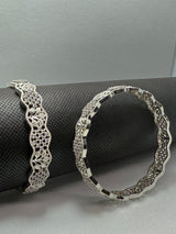 One carat Gold & Silver Bangles